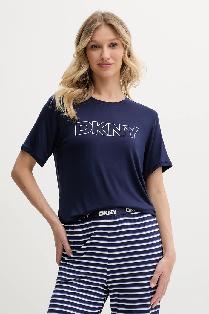 DKNY Pijama YI90051 bleumarin SS25