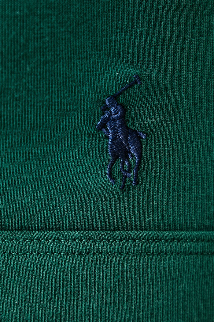 Polo Ralph Lauren Biustonosz bawełniany z elastanem 4P0498 zielony SS26