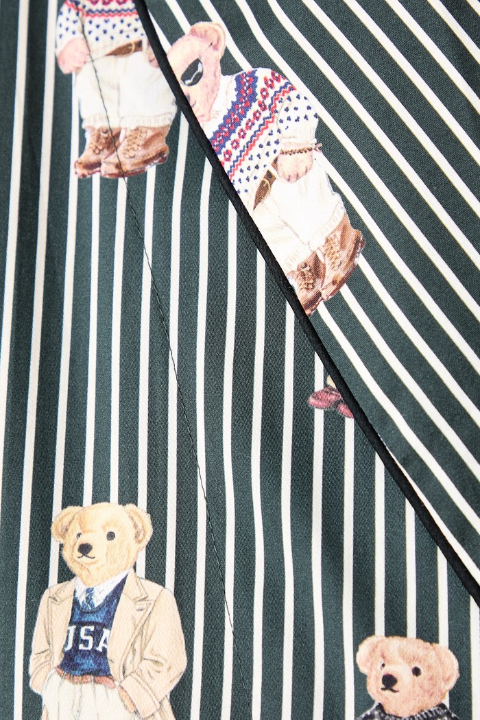 Szlafrok damski bawełniany Polo Ralph Lauren 4P0248 brązowy