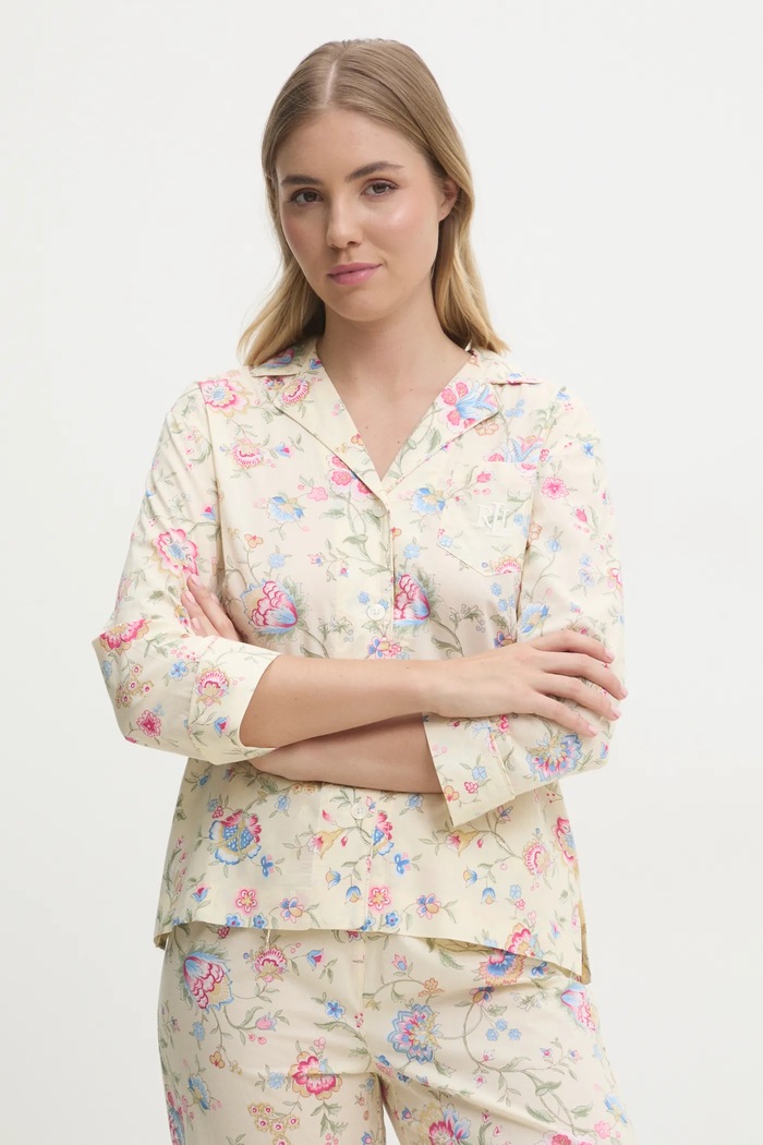 Lauren Ralph Lauren pizsama bézs ILN92411