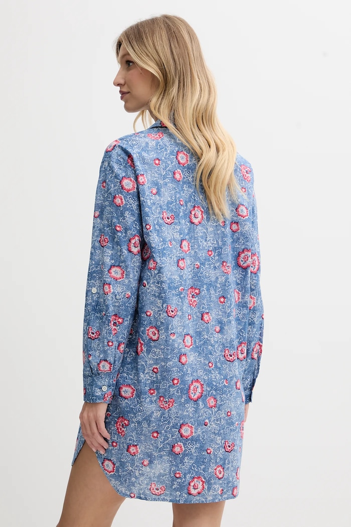 Abbigliamento Lauren Ralph Lauren camicia da notte ILN32429 blu