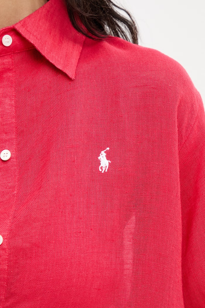 Polo Ralph Lauren košulja za plažu ženska 21564377 crvena