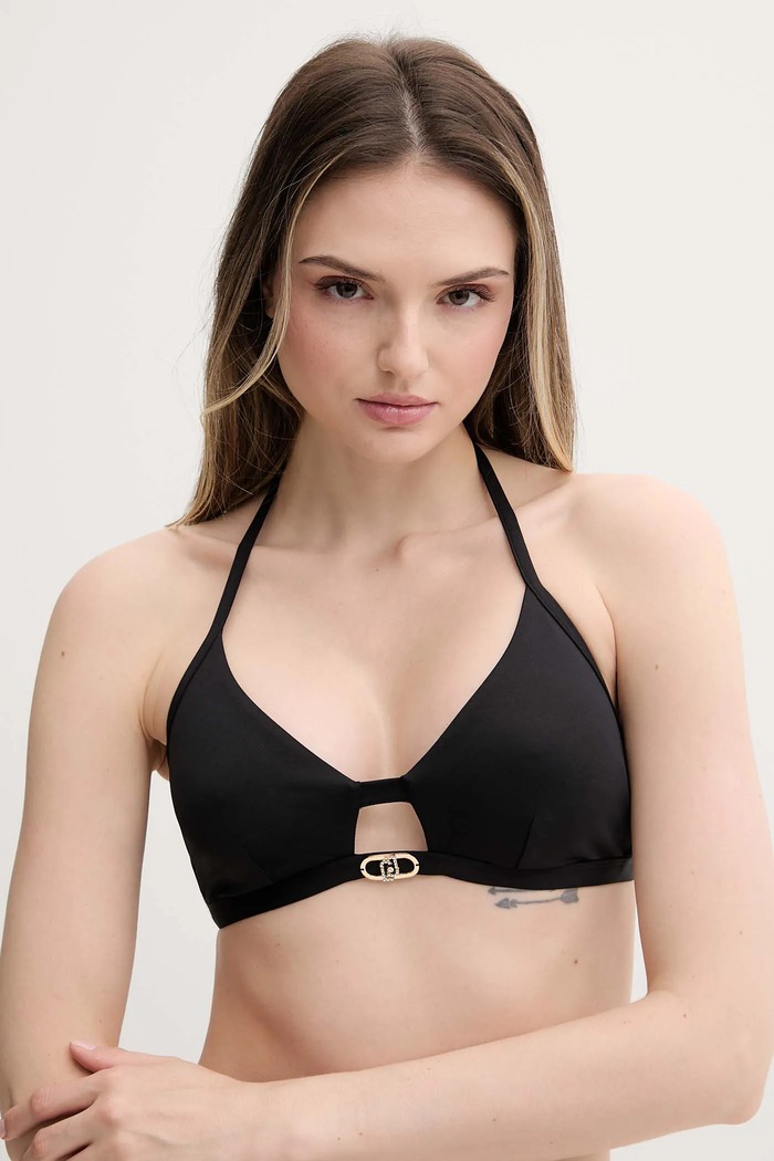 Bikini top Liu Jo μαλακό μαύρο VA5021.J6447