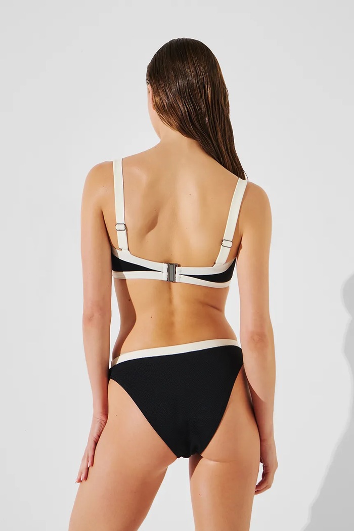 Brazilke za kopanje Karl Lagerfeld A2W46019 črna SS25