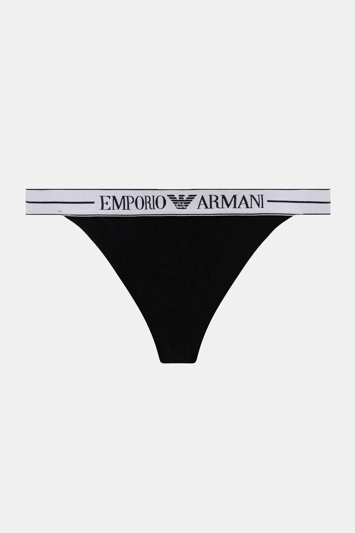 Emporio Armani Underwear tanga 2 db EW000405.AF10881 fekete AW25