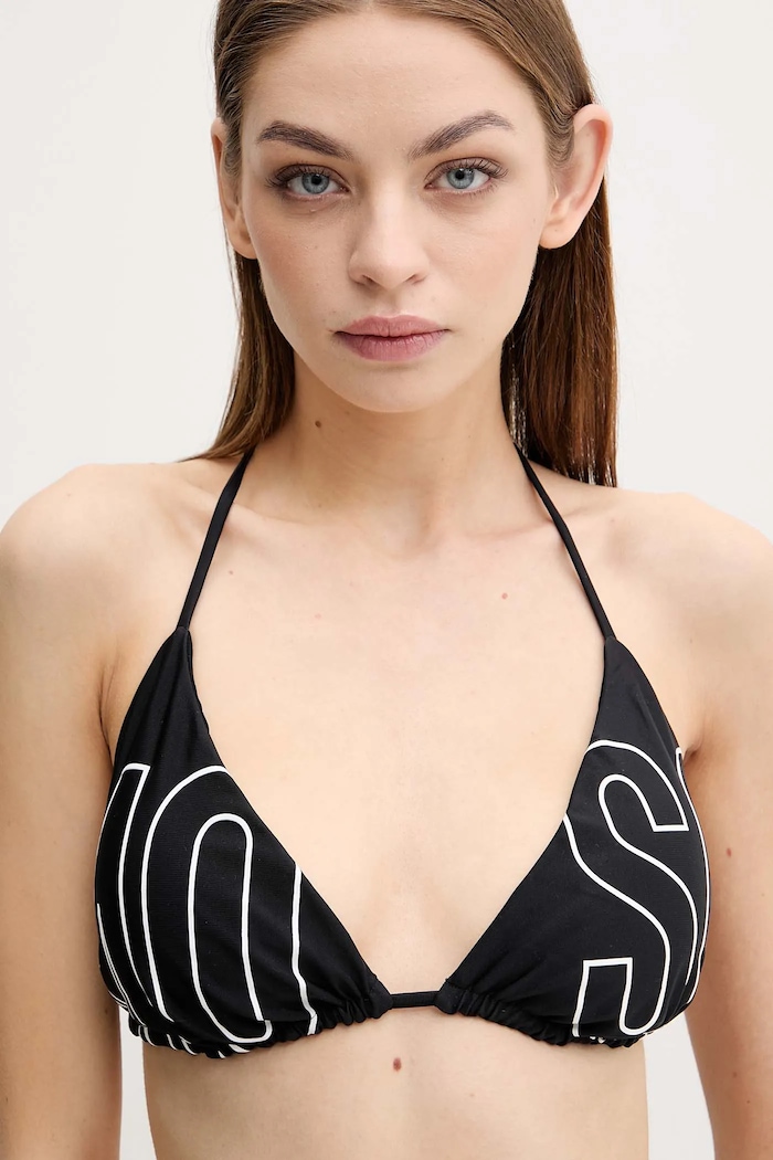 Plavková podprsenka Moschino Underwear vrchný čierna 5715.4901