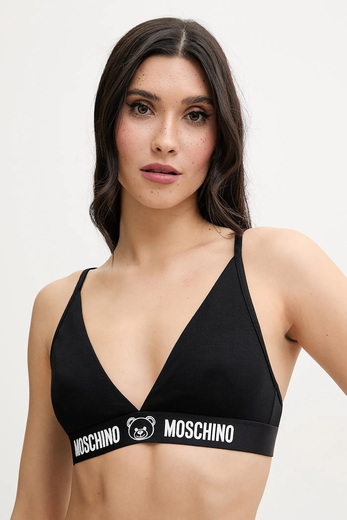 Podprsenka Moschino Underwear bez kostíc čierna 1403.4406