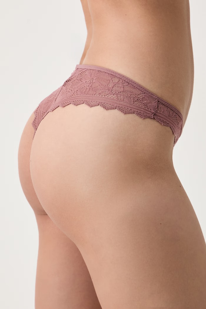 Odzież Chantelle figi damskie Floral Touch C942G0 różowy