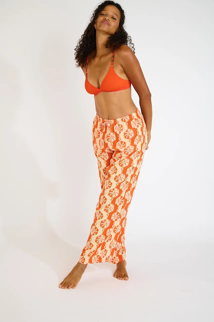 Oblečenie Plážové nohavice Banana Moon Sarong OKEAH.SARONG oranžová