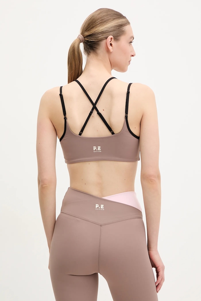 Îmbrăcăminte P.E Nation sutien sport Distortion 251C011 maro
