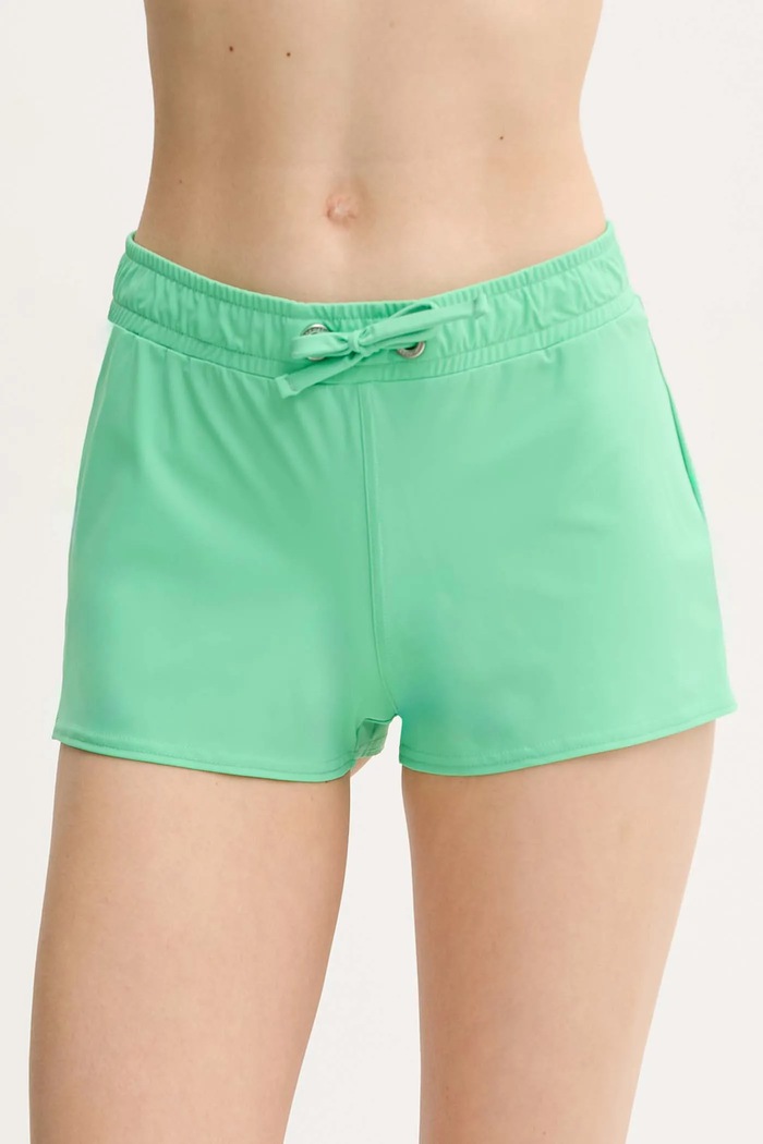 Banana Moon pantaloni scurti de baie Print verde TIWI.PRINT