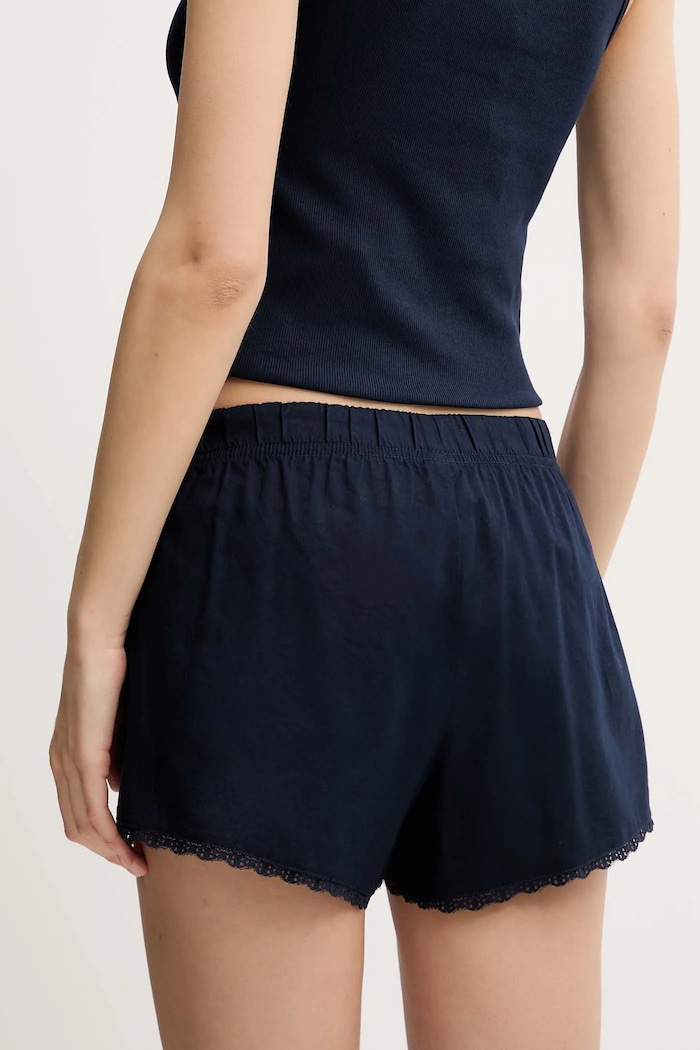 Odzież Hollister Co. szorty piżamowe bawełniane KI346.5039.200 granatowy