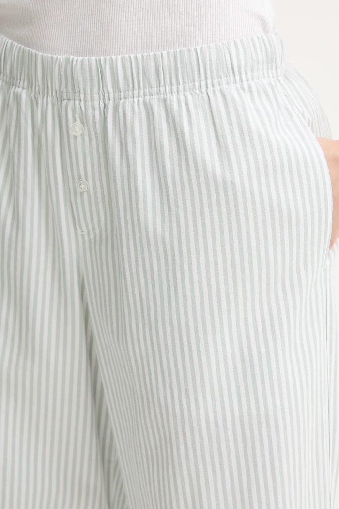 Hollister Co. spodnie piżamowe bawełniane zielony KI346.5061.304