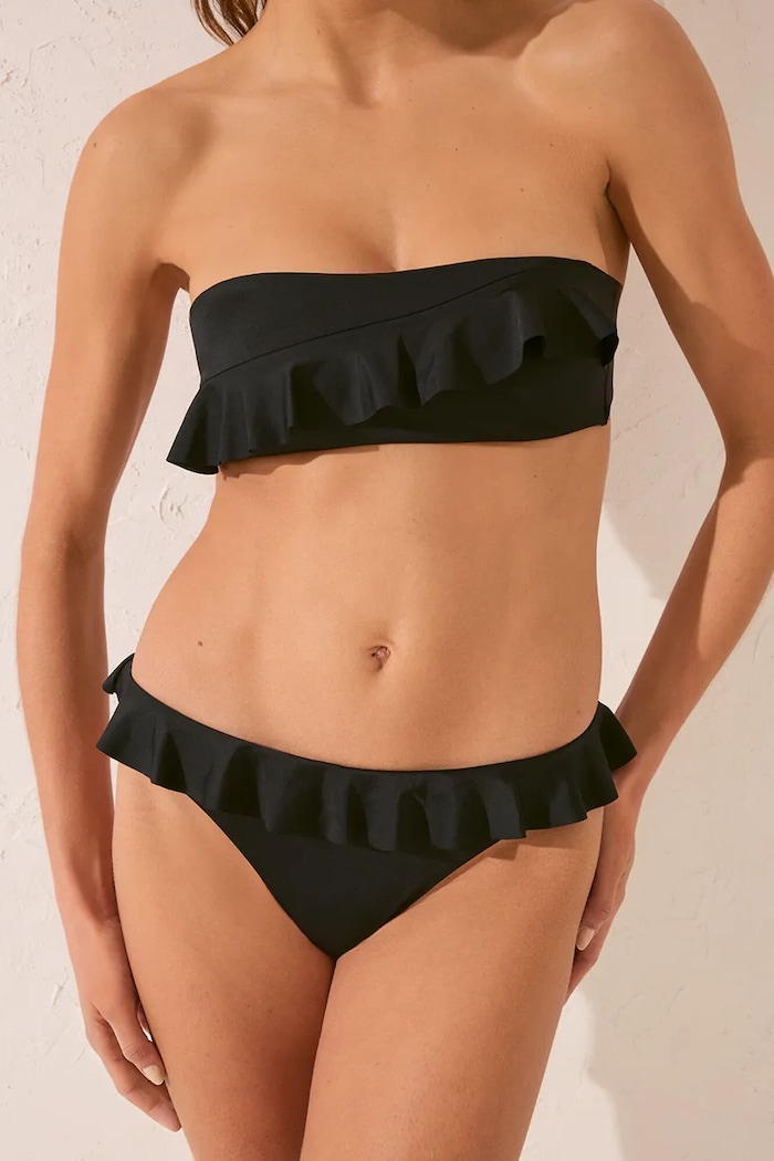 Kupaće brazilke women'secret bez uzorka crna 6469643