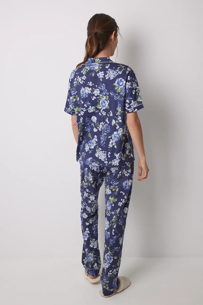Bavlněné pyžamo women'secret modrá 3599153