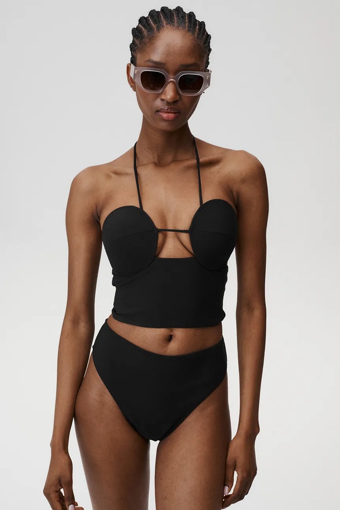 Plavkové kalhotky Undress Code Naomi Bikini Bottom spodní černá 933