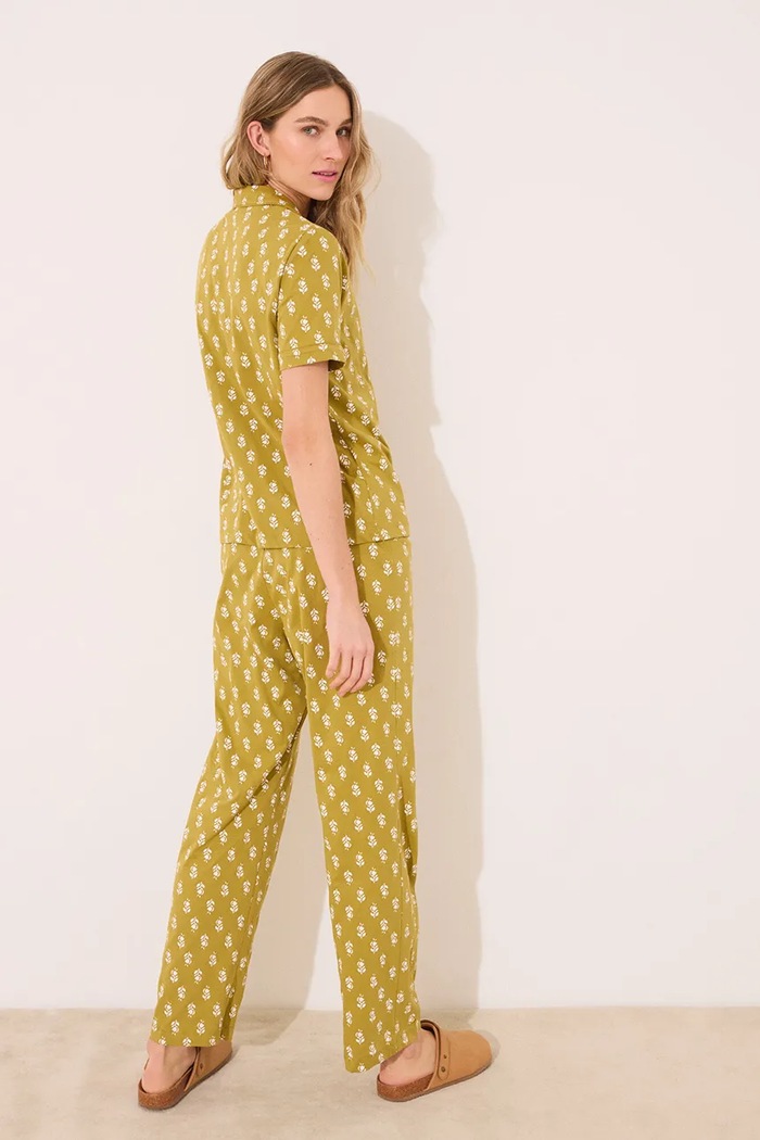 women'secret pijamale de bumbac 4859408 verde
