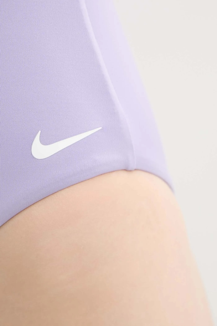 Nike costum de baie dintr-o singură piesă pentru femei violet NESSF232