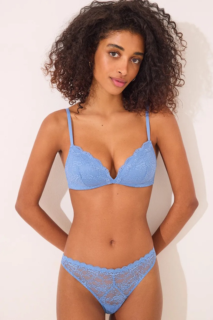 Odzież women'secret stringi 4989308 niebieski