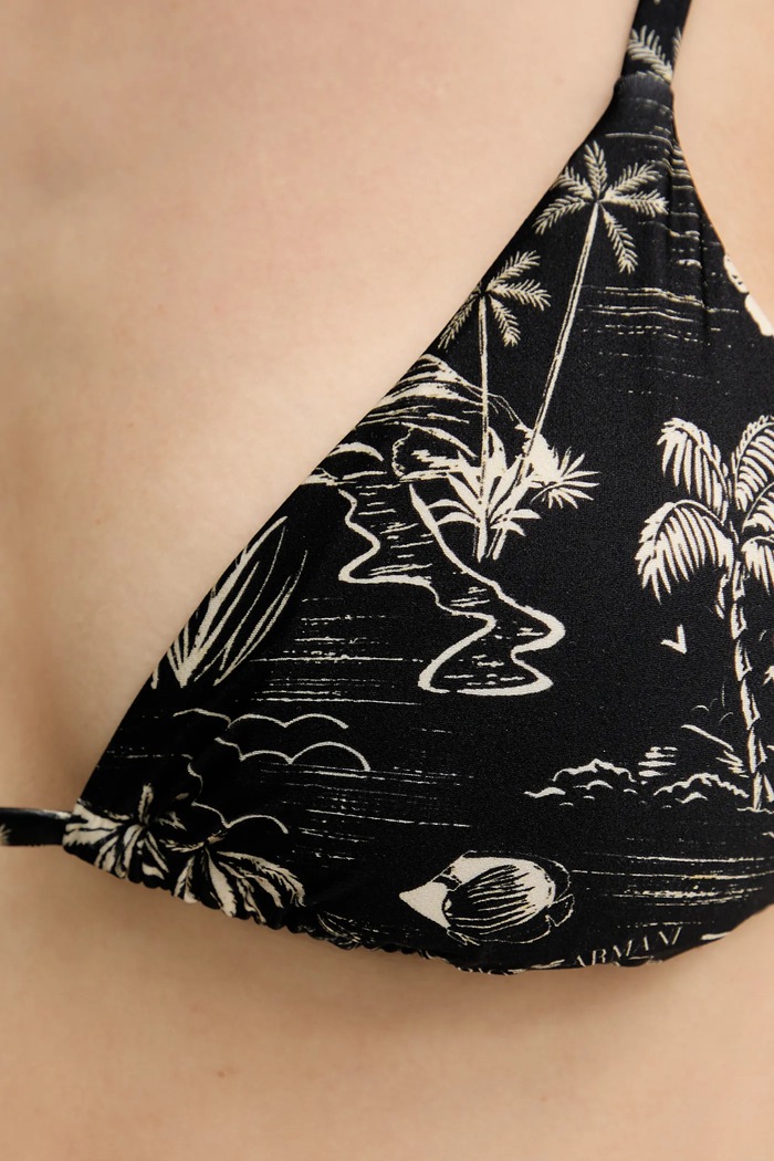 Dvoudílné plavky Emporio Armani Underwear EW000799.AF12190 černá
