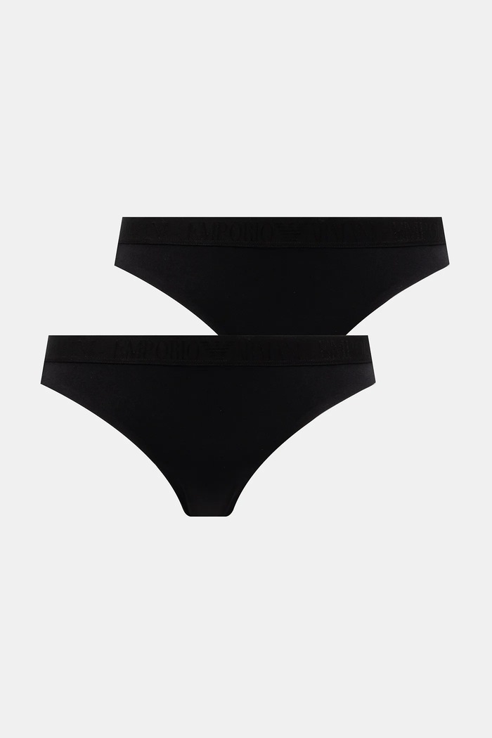 Emporio Armani Underwear chiloți 2-pack figi negru EW000404.AF10891
