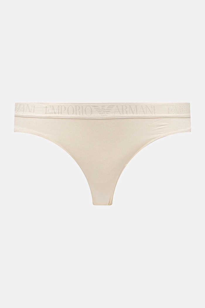 Tangá Emporio Armani Underwear 2-pak EW000402.AF10891 béžová AW25