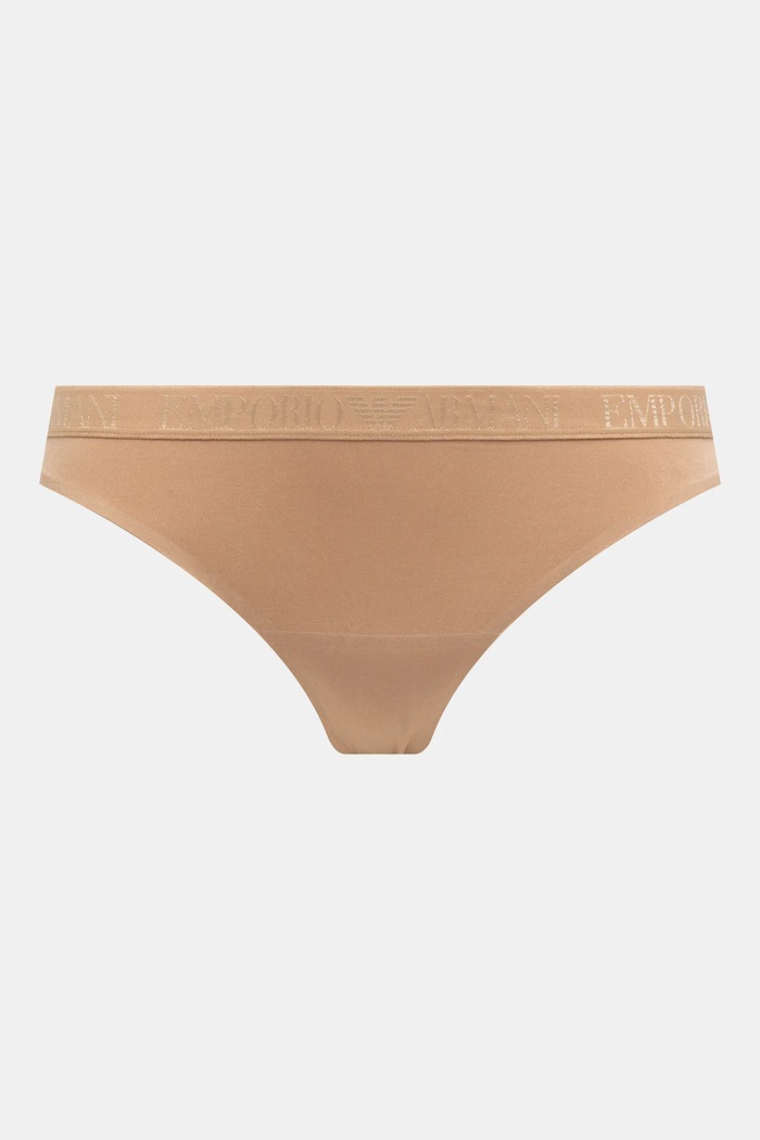 Emporio Armani Underwear stringi 2-pack EW000402.AF10891 beżowy AW25