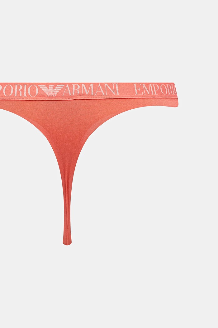 Oblečenie Tangá Emporio Armani Underwear 2-pak EW000402.AF10891 oranžová