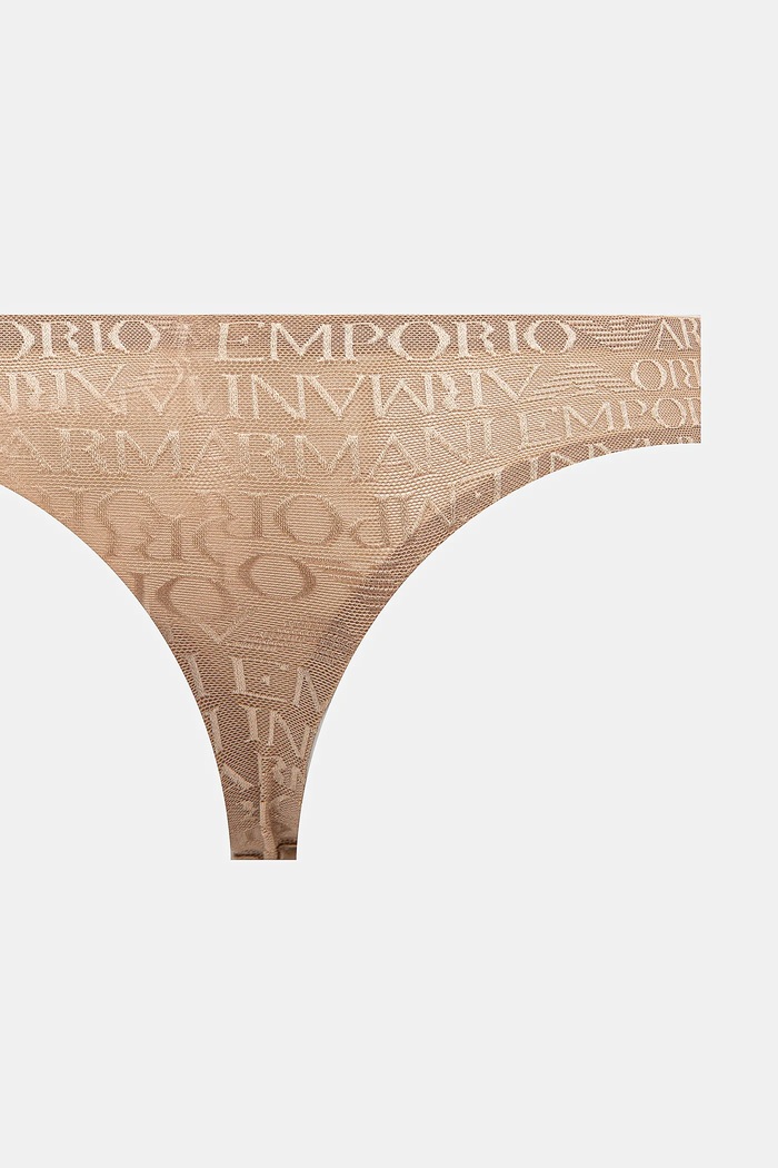 Oblečení Kalhotky brazilky Emporio Armani Underwear 2-pack EW000402.AF10880 béžová