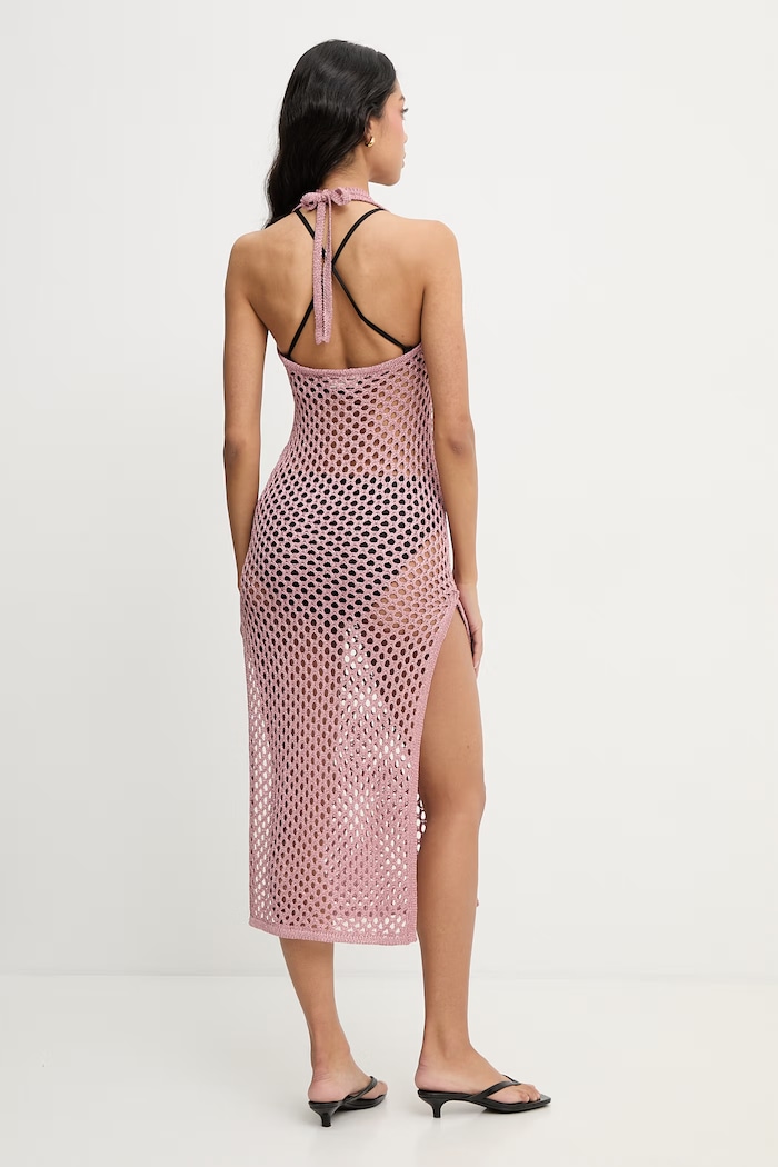 Îmbrăcăminte Chantelle rochie de plajă pentru femei metalică C22RW0 roz