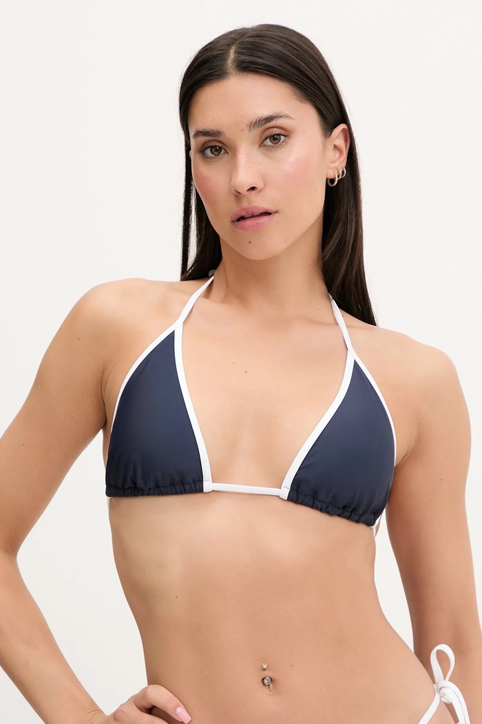 Hollister Co. sutien de baie usor rigidizat bleumarin KI311.5157.201
