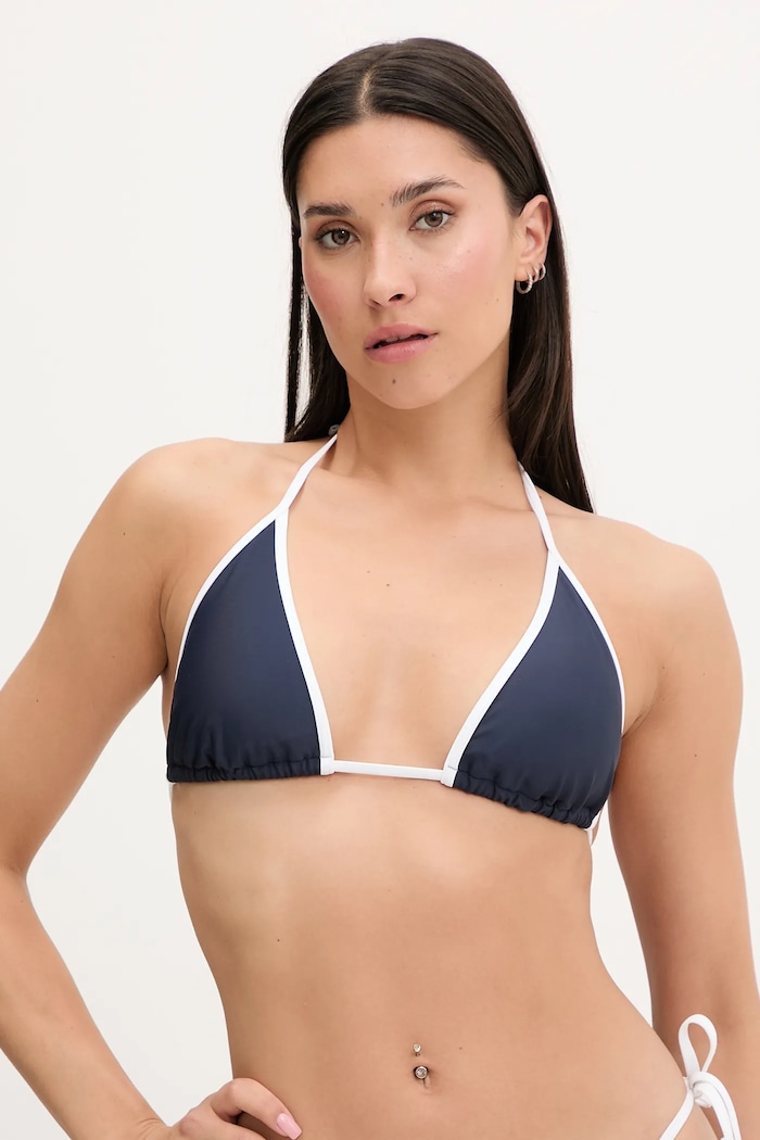 Hollister Co. sutien de baie usor rigidizat bleumarin KI311.5157.201