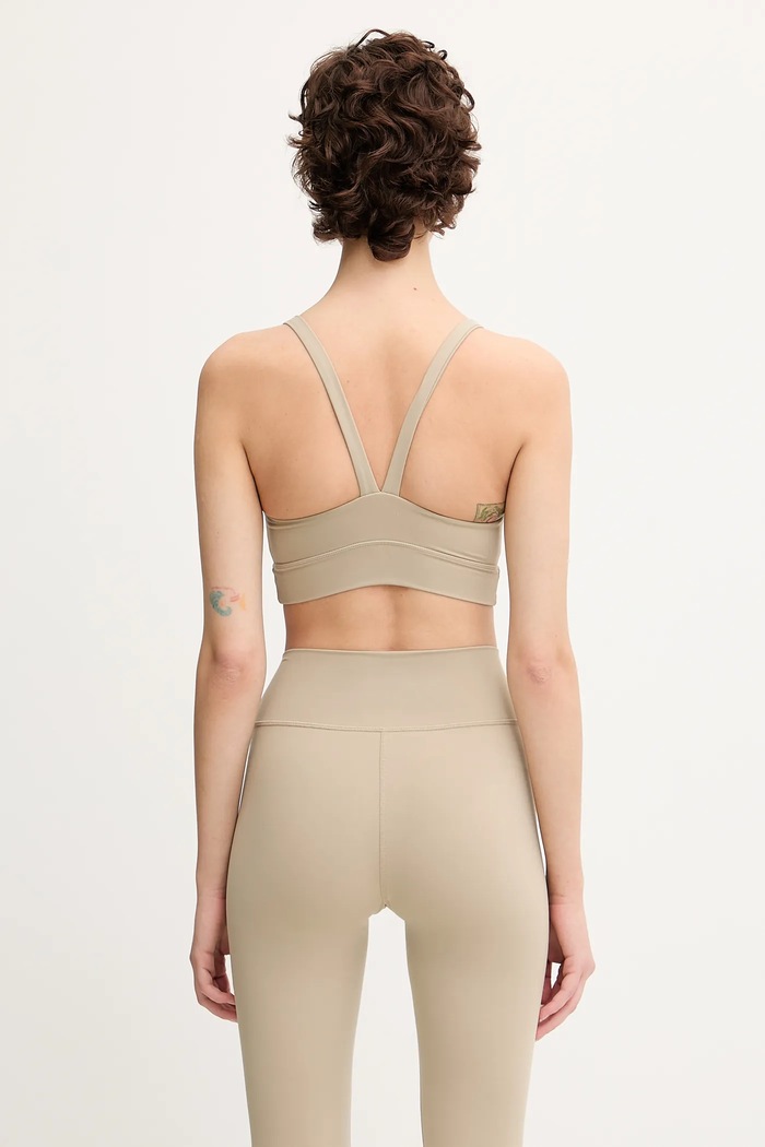 Одежда Спортивный бюстгальтер Sporty & Rich Sr Runner Active TO087622139GY15 бежевый
