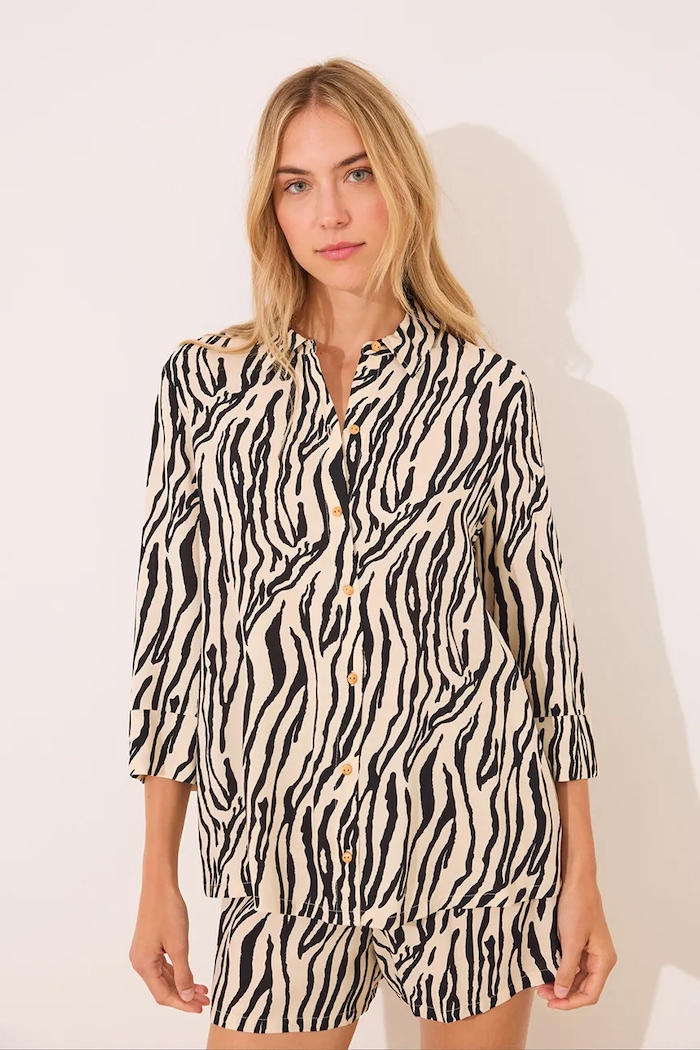 women'secret piżama tkanina beżowy 3139912
