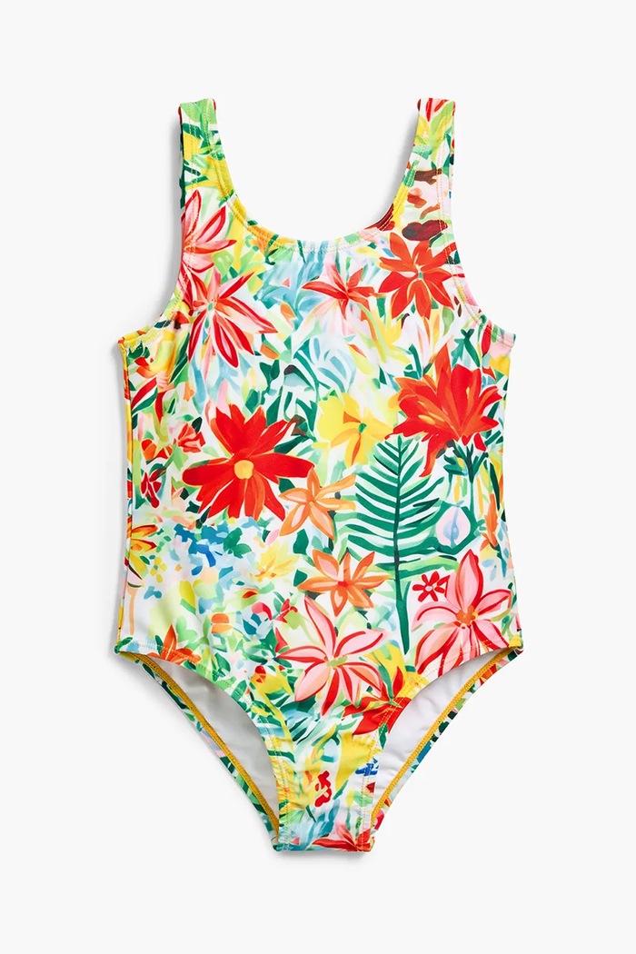 Enodelne otroške kopalke Desigual 25SGMK03 rdeča SS25
