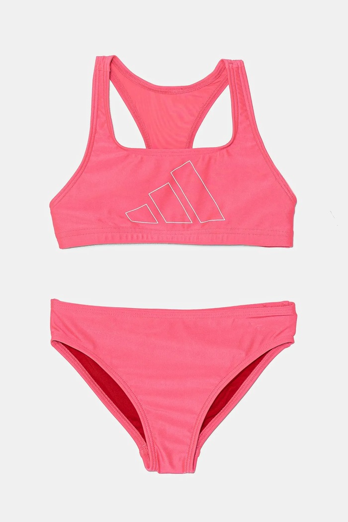 Dvoudílné dětské plavky adidas Performance měkké růžová JG8829