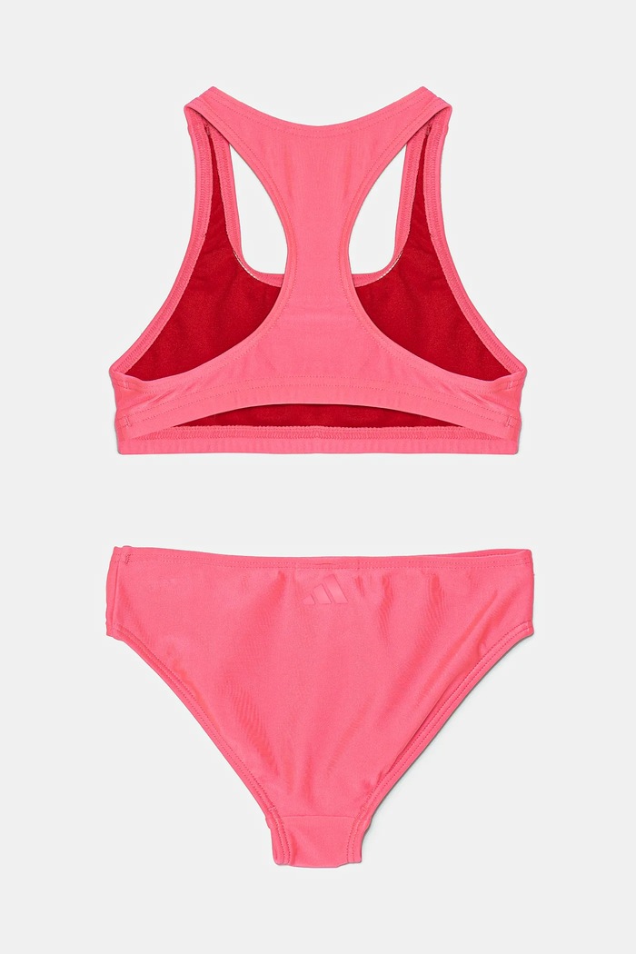 Dvoudílné dětské plavky adidas Performance JG8829 růžová SS25