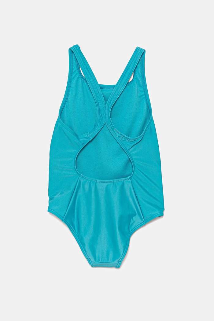 Jednodielne detské plavky adidas Performance JN6587 tyrkysová AW25