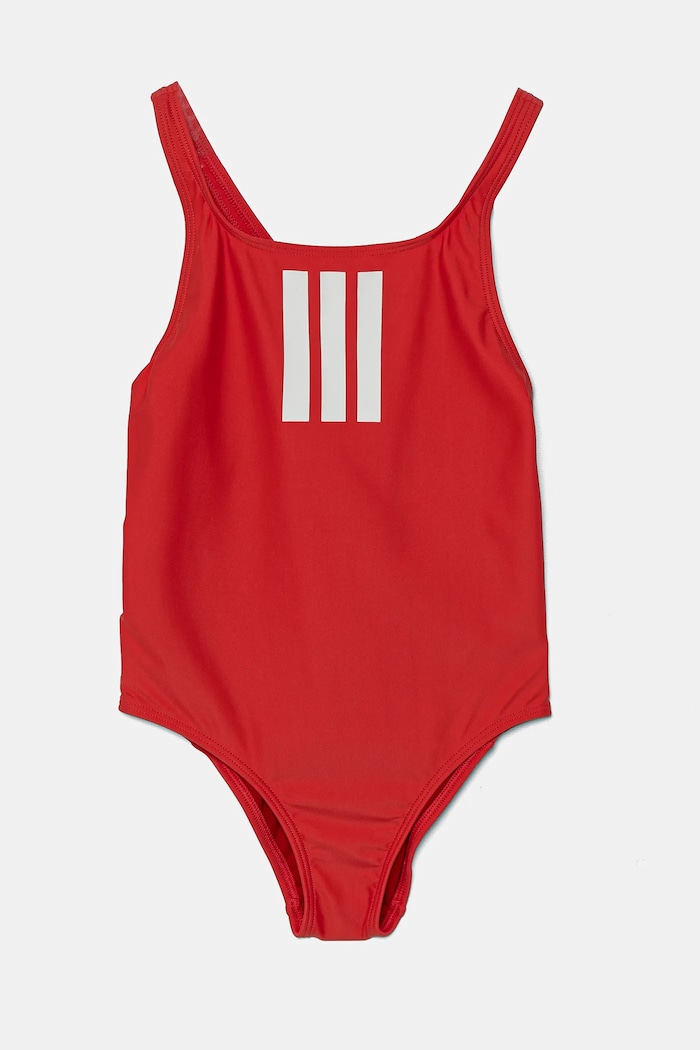 adidas Performance strój kąpielowy dziecięcy bez fiszbinów czerwony JJ0438