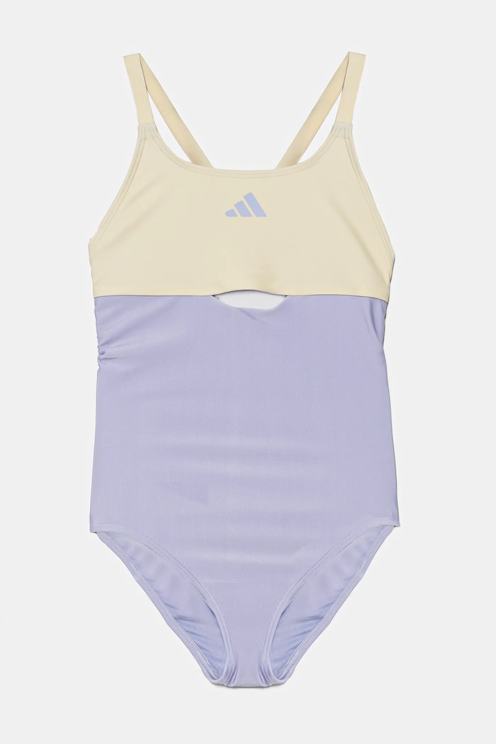 Суцільний дитячий купальник adidas Performance м'яка фіолетовий JG3546