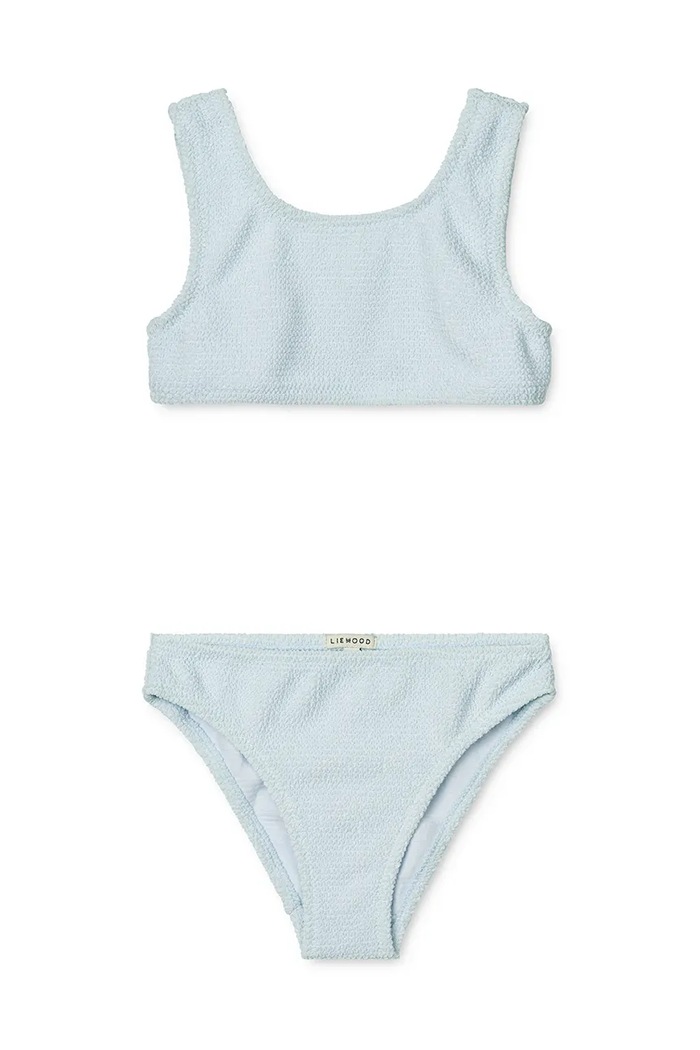 Liewood Dwuczęściowy strój kąpielowy dziecięcy Bello Bikini niebieski LW19663
