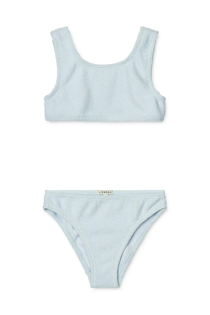 Liewood Dwuczęściowy strój kąpielowy dziecięcy Bello Bikini niebieski LW19663