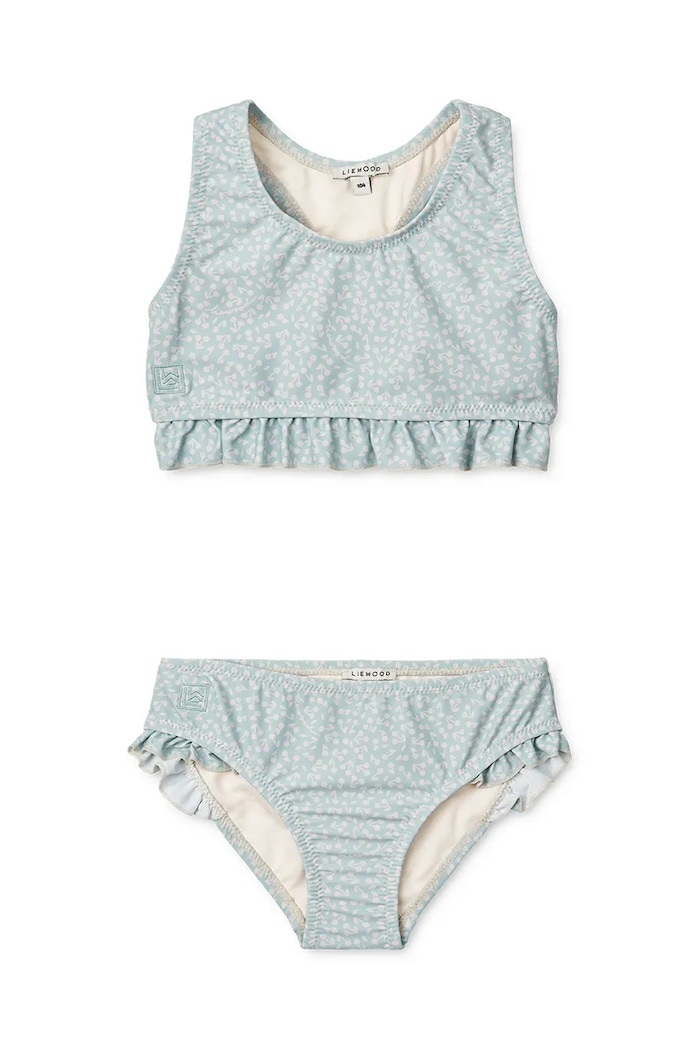 Liewood kétrészes gyerek fürdőruha Bellamy Bikini Set LW19755 kék SS25