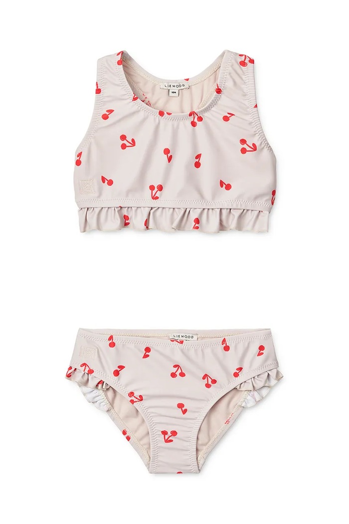 Детски бански от две части Liewood Bellamy Bikini Set комплект бежов LW19755