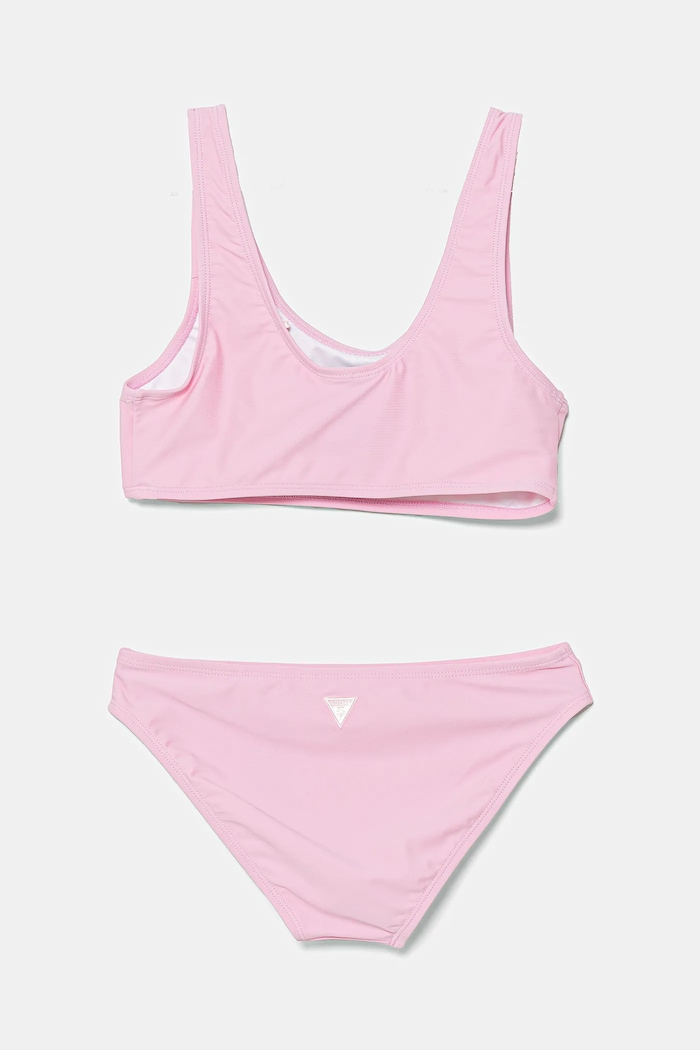 Guess Dwuczęściowy strój kąpielowy dziecięcy 2-pack J5GZ00.KCA60.PPYA różowy SS25