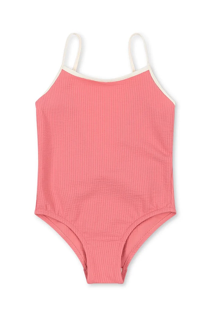 Konges Sløjd jednoczęściowy strój kąpielowy dziecięcy BOWIE SWIMSUIT KS102499 różowy SS25