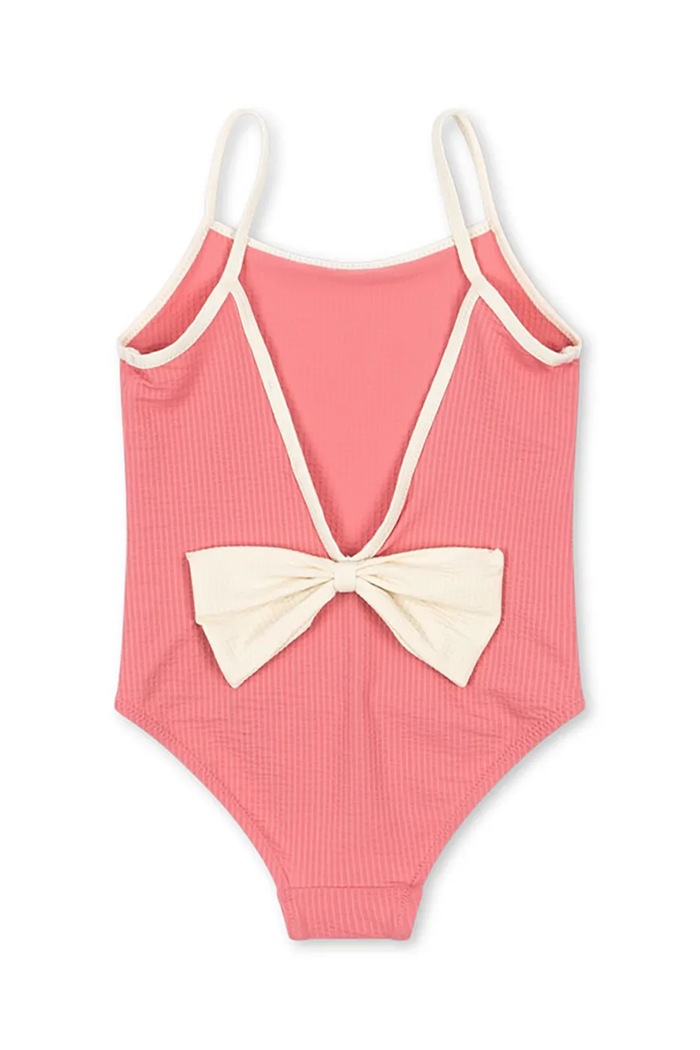 Konges Sløjd jednoczęściowy strój kąpielowy dziecięcy BOWIE SWIMSUIT miękka różowy KS102499