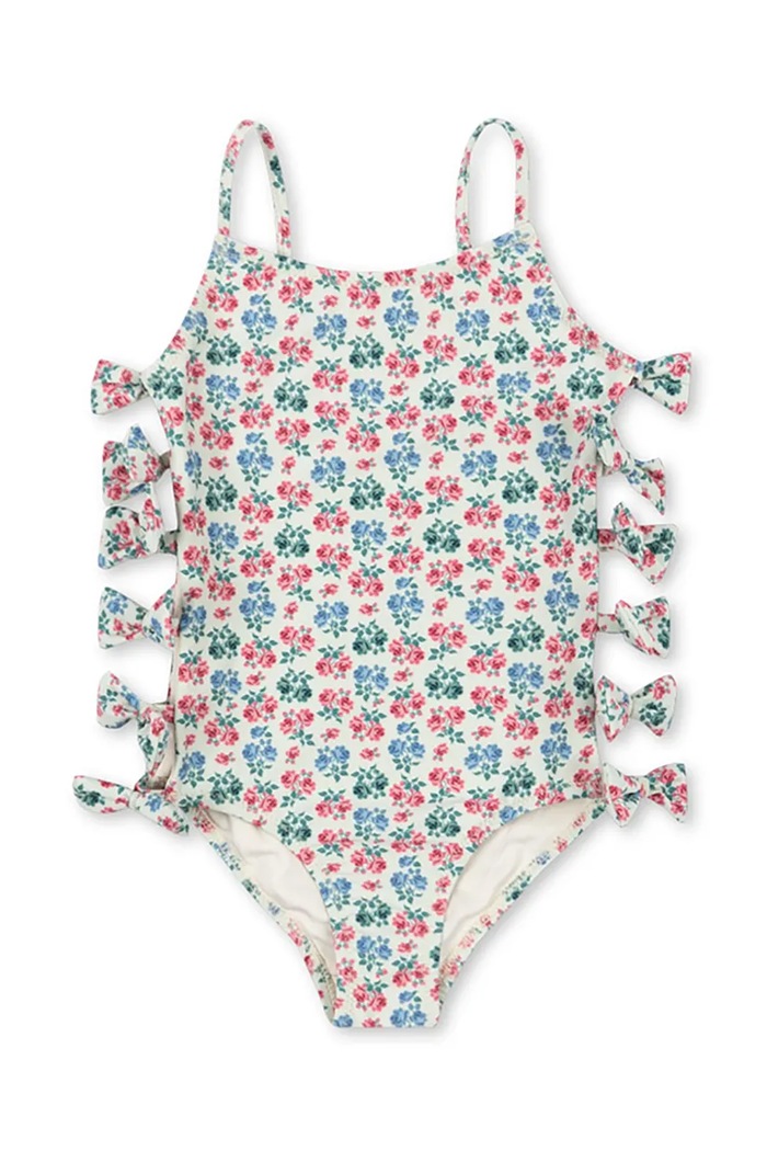 Dječji jednodijelni kupaći kostim Konges Sløjd EDITH SWIMSUIT GRS mekana zelena KS102686