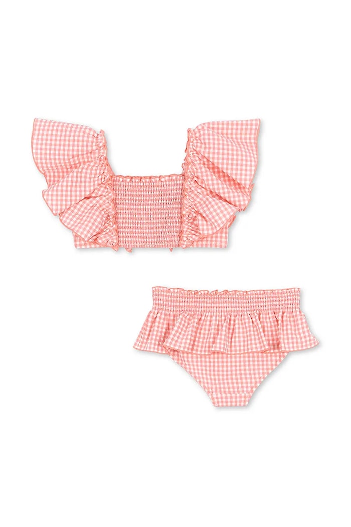 Konges Sløjd costum de baie pentru copii din două piese FRESIA BIKINI KS102503 roz SS25