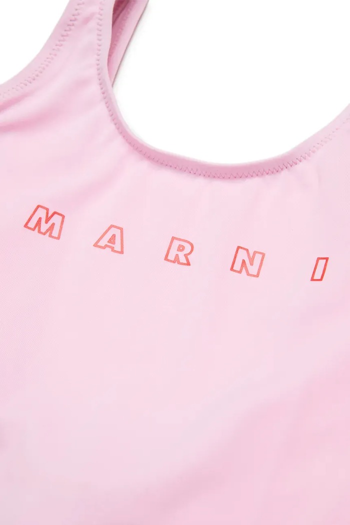Dječji jednodijelni kupaći kostim Marni MM20F SWIMSUIT roza M01350